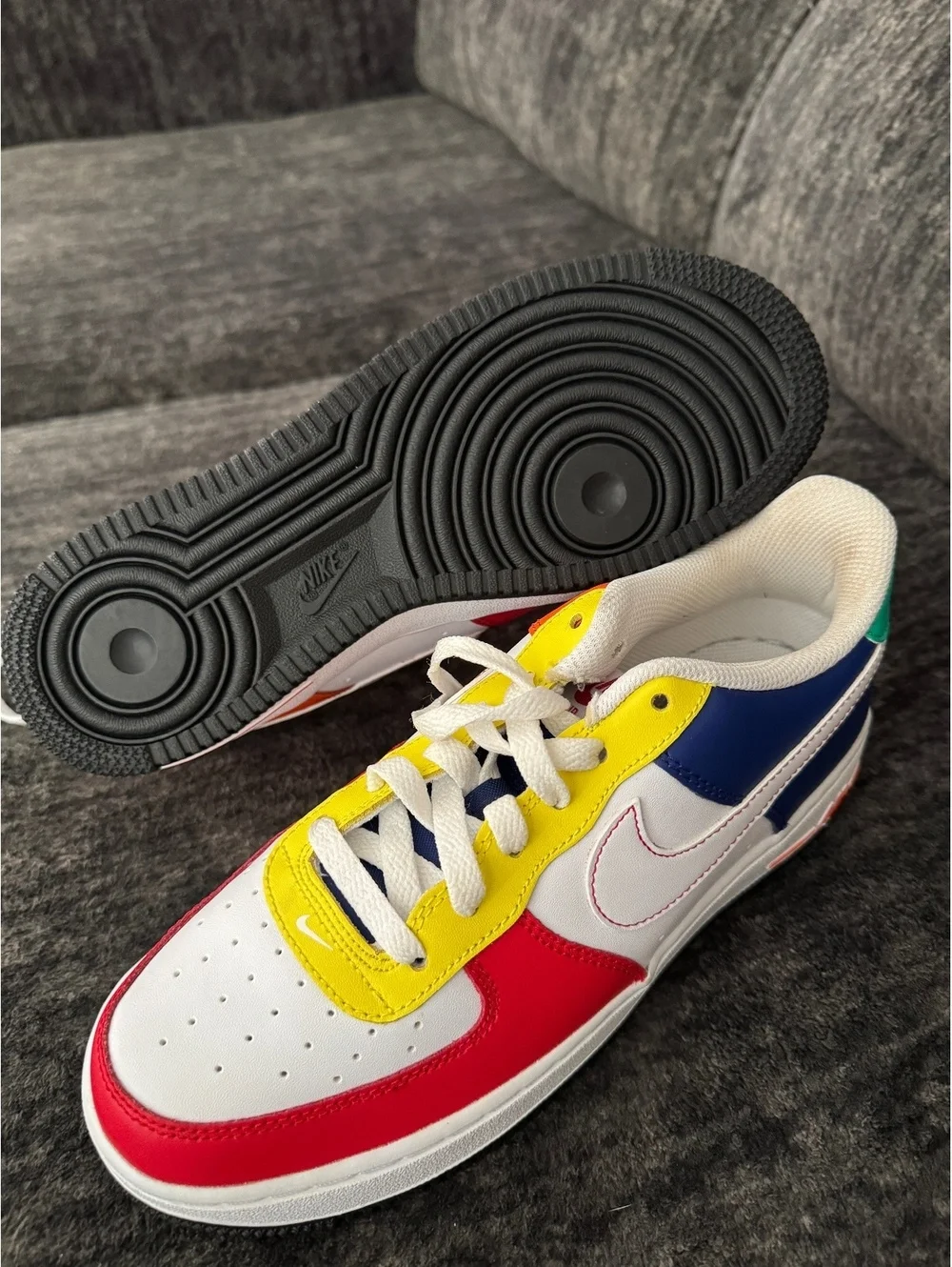 New no box Nike Air Force 1 Low rubiks Sneakers Size 6Y